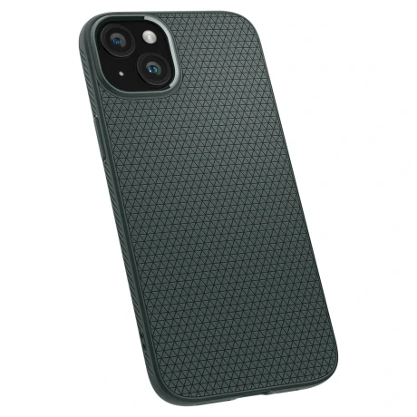 Husa Spigen Liquid Air pentru iPhone 15 Abyss Green