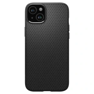 Husa Spigen Liquid Air pentru iPhone 15, Matte Black