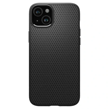 Husa Spigen Liquid Air pentru iPhone 15, Matte Black