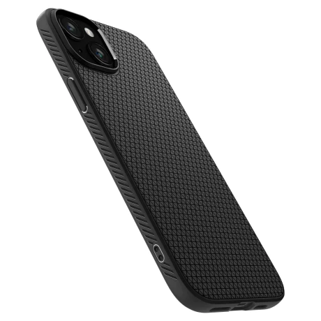 Husa Spigen Liquid Air pentru iPhone 15, Matte Black