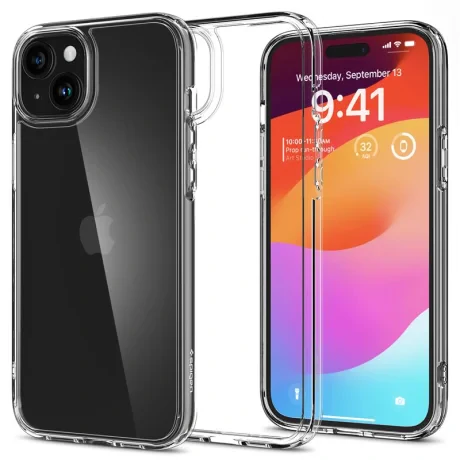 Spigen Ultra Hybrid, crystal clear - iPhone 15
