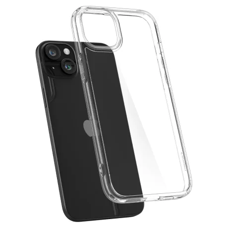 Husa Spigen Ultra Hybrid pentru iPhone 15 Plus, Crystal Clear