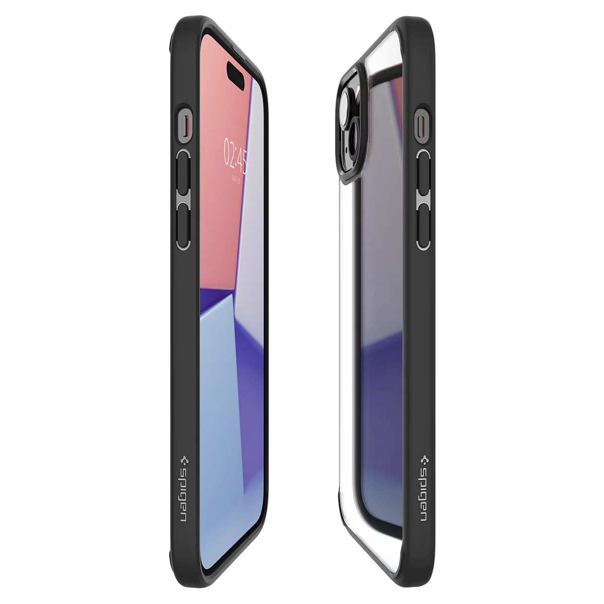 Husa Spigen Ultra Hybrid pentru iPhone 15 Plus, Matte Black thumb