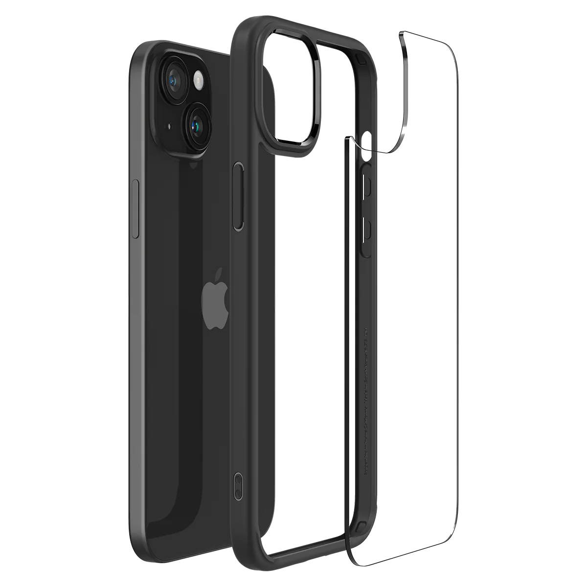 Husa Spigen Ultra Hybrid pentru iPhone 15 Plus, Matte Black thumb