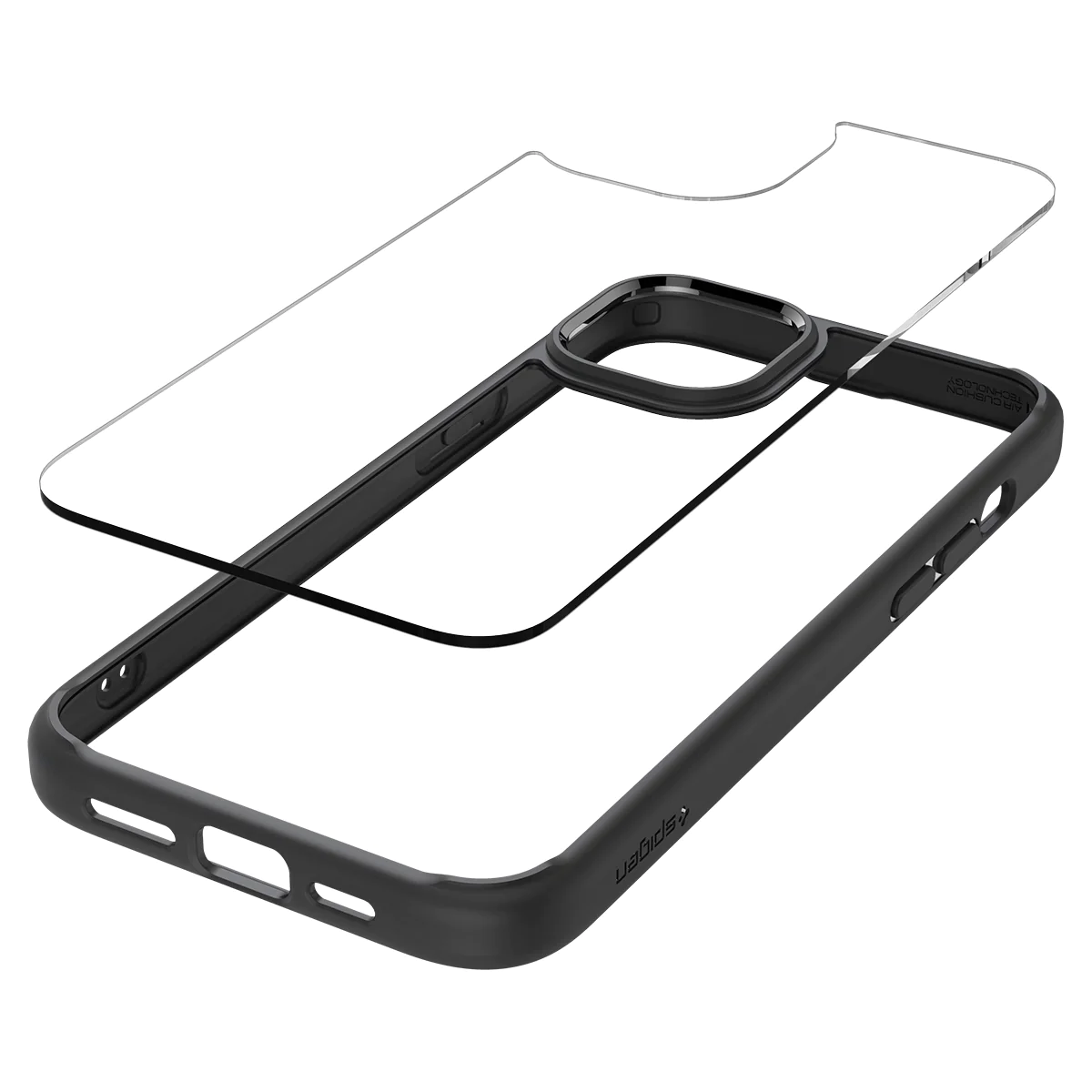 Husa Spigen Ultra Hybrid pentru iPhone 15 Plus, Matte Black thumb