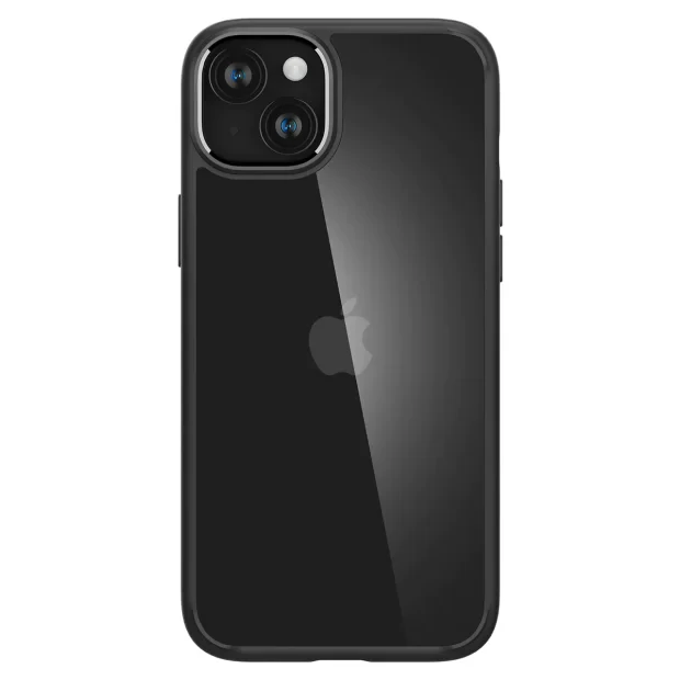 Husa Spigen Ultra Hybrid pentru iPhone 15 Plus, Matte Black