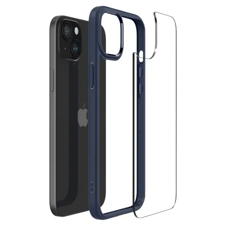 Husa Spigen Ultra Hybrid penru iPhone 15 Plus, Navy Blue