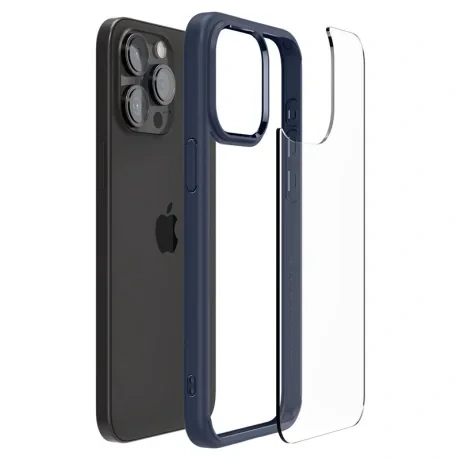 Husa Spigen Ultra Hybrid pentru iPhone 15 Pro Max, Navy Blue