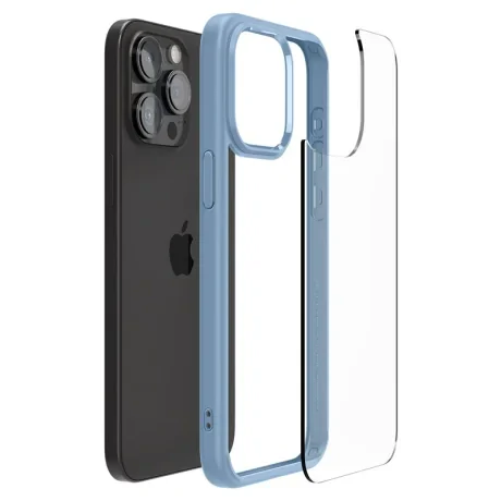 Husa Spigen Ultra Hybrid pentru iPhone 15 Pro Max, Sierra Blue