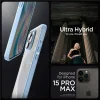 Husa Spigen Ultra Hybrid pentru iPhone 15 Pro Max, Sierra Blue