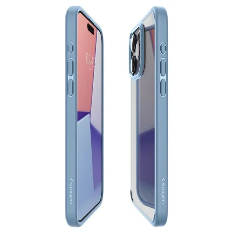 Husa Spigen Ultra Hybrid pentru iPhone 15 Pro Max, Sierra Blue