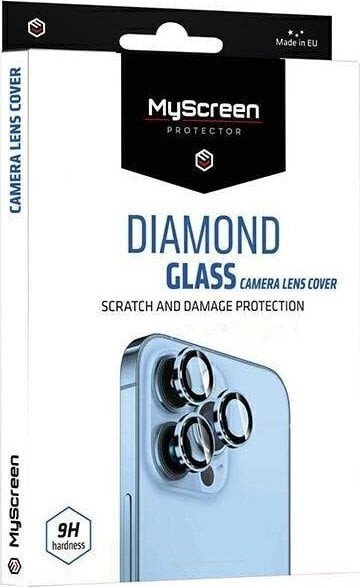Folie sticla camera MyScreen Diamond Lens pentru iPhone 15 Pro/15 Pro Max Negru thumb