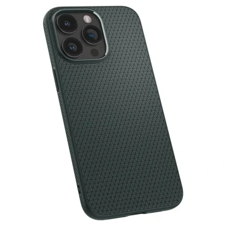 Husa Spigen Liquid Air pentru iPhone 15 Pro, Abyss Green