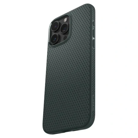 Husa Spigen Liquid Air pentru iPhone 15 Pro, Abyss Green