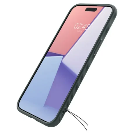 Husa Spigen Liquid Air pentru iPhone 15 Pro, Abyss Green
