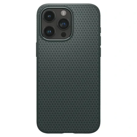 Husa Spigen Liquid Air pentru iPhone 15 Pro, Abyss Green