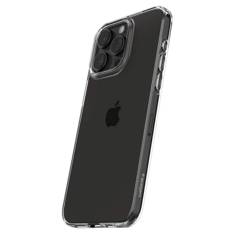 Husa Spigen Liquid Crystal pentru iPhone 15 Pro, Crystal Clear