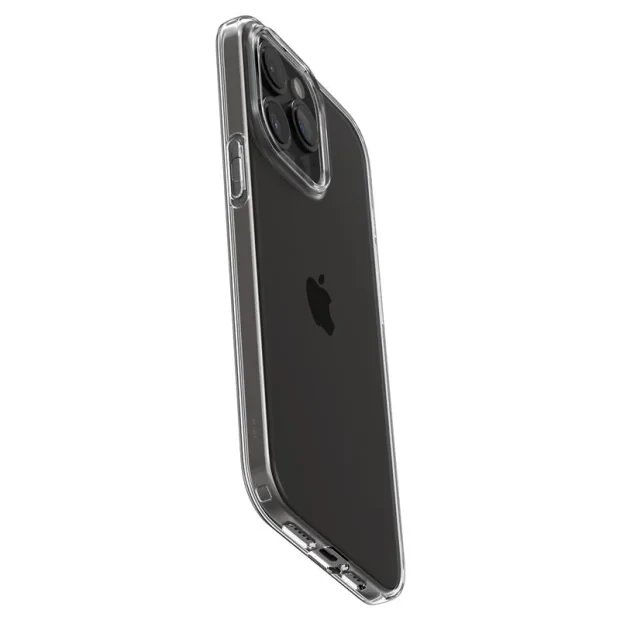 Husa Spigen Liquid Crystal pentru iPhone 15 Pro Max, Crystal Clear