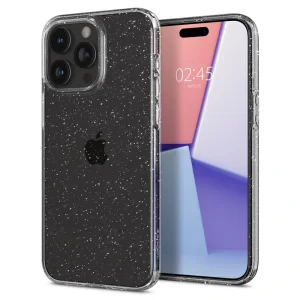 Husa Spigen Liquid Crystal Glitter iPhone 15 Pro, Crystal Quartz