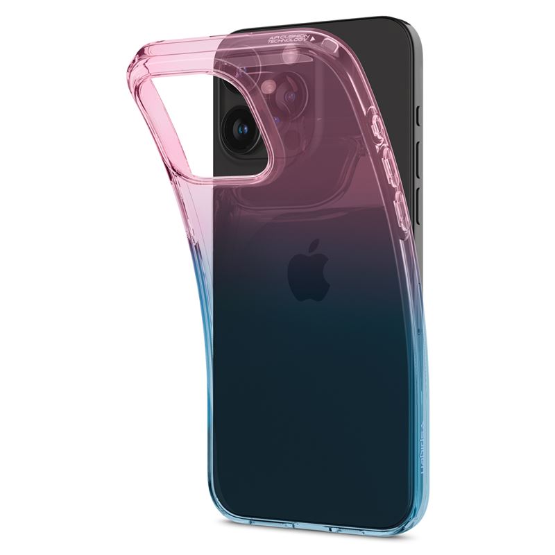 Husa Spigen Liquid Crystal pentru iPhone 15 Pro, Gradation Pink thumb