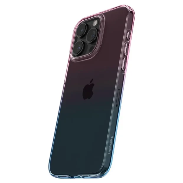 Husa Spigen Liquid Crystal pentru iPhone 15 Pro, Gradation Pink