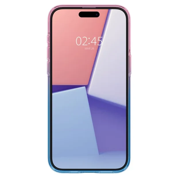Husa Spigen Liquid Crystal pentru iPhone 15 Pro, Gradation Pink