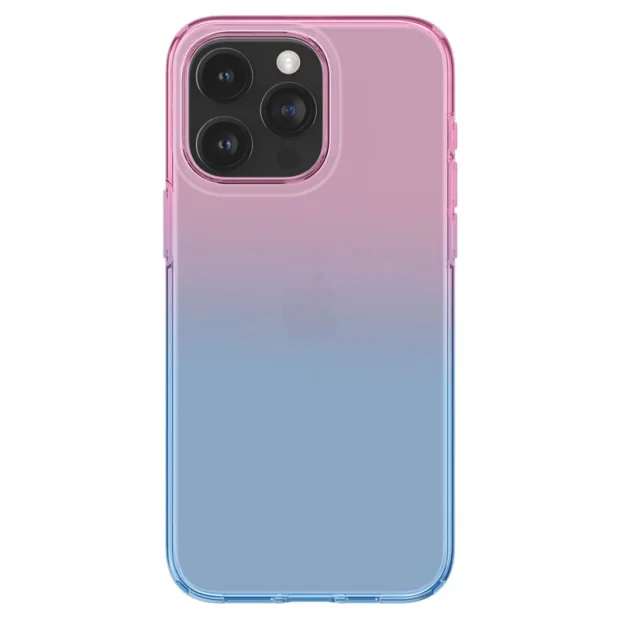 Husa Spigen Liquid Crystal pentru iPhone 15 Pro, Gradation Pink