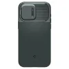 Husa Spigen Optik Armor MagSafe pentru iPhone 15 Pro, Abyss Green