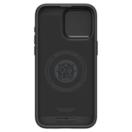 Husa Spigen Optik Armor MagSafe pentru iPhone 15 Pro Max, Black