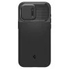 Husa Spigen Optik Armor MagSafe pentru iPhone 15 Pro Max, Black