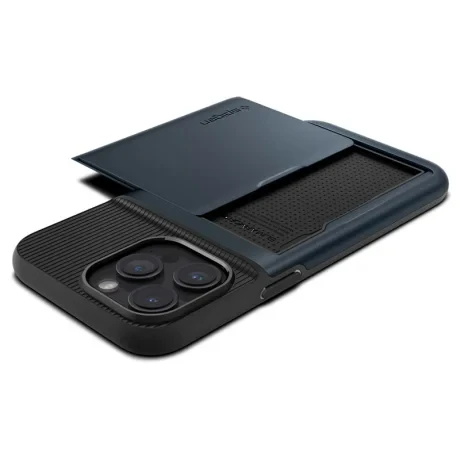 Husa Spigen Slim Armor CS penru iPhone 15 Pro Max, Metal Slate