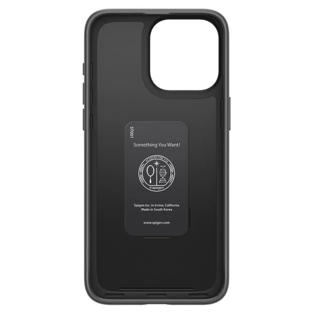 Husa Spigen Thin Fit pentru iPhone 15 Pro, Black