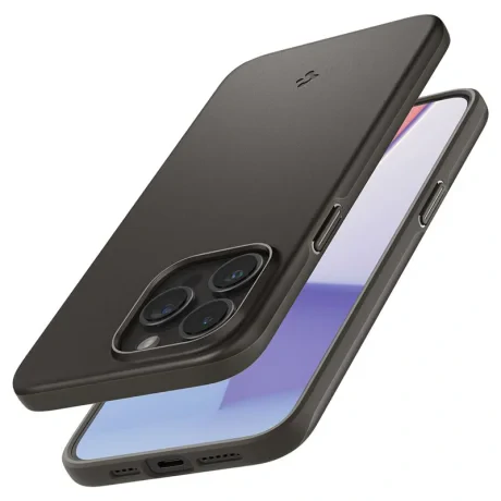 Husa Spigen Thin Fit pentru iPhone 15 Pro, Gunmetal
