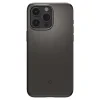 Husa Spigen Thin Fit pentru iPhone 15 Pro, Gunmetal