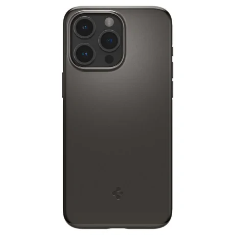 Husa Spigen Thin Fit pentru iPhone 15 Pro, Gunmetal