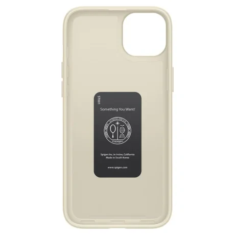 Husa Spigen Thin Fit pentru iPhone 15 Plus, Mute Beige