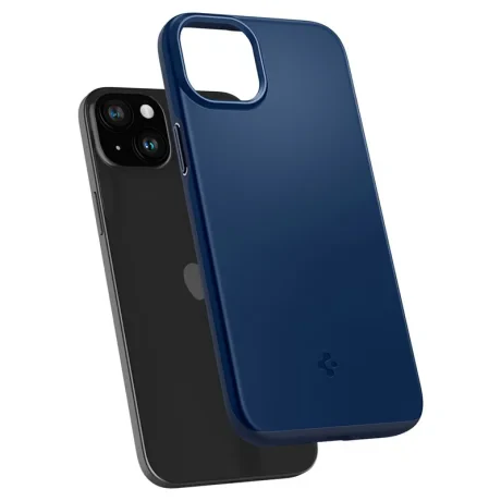 Husa Spigen Thin Fit pentru iPhone 15 Plus, Navy Blue