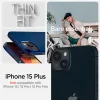 Husa Spigen Thin Fit pentru iPhone 15 Plus, Navy Blue