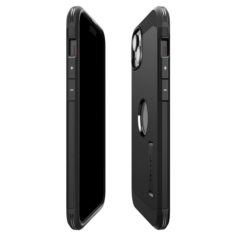Husa Spigen Tough Armor MagSafe pentru iPhone 15 Plus, Black thumb