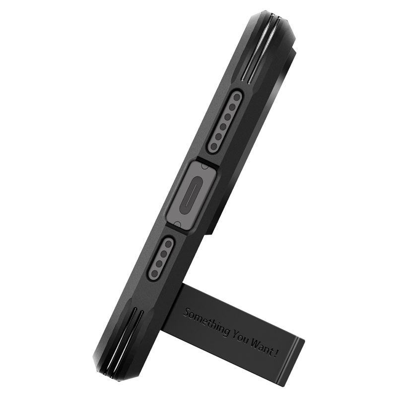 Husa Spigen Tough Armor MagSafe pentru iPhone 15 Pro Max, Black thumb