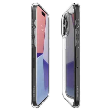 Husa Spigen Ultra Hybrid pentru iPhone 15 Pro, Crystal Clear