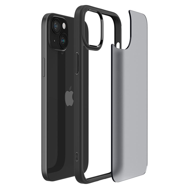 Husa Spigen Ultra Hybrid pentru iPhone 15 Plus, Frost Black thumb