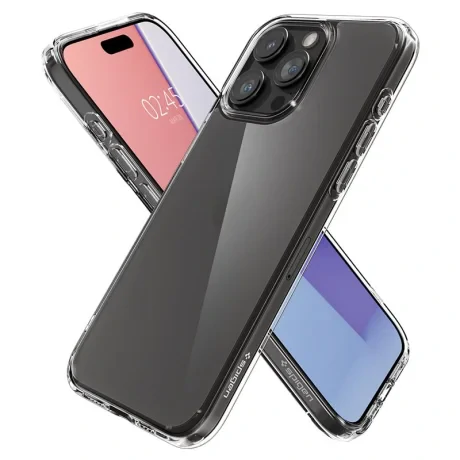 Husa Spigen Ultra Hybrid pentru iPhone 15 Pro, Frost Clear