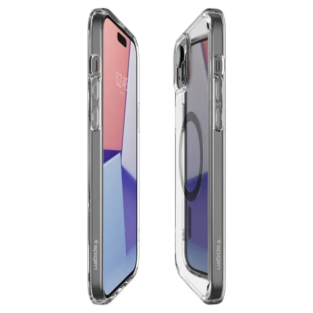 Husa Spigen Ultra Hybrid MagSafe pentru iPhone 15 Plus, Graphite