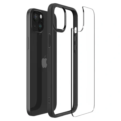 Husa Spigen Ultra Hybrid pentru  iPhone 15, matte black