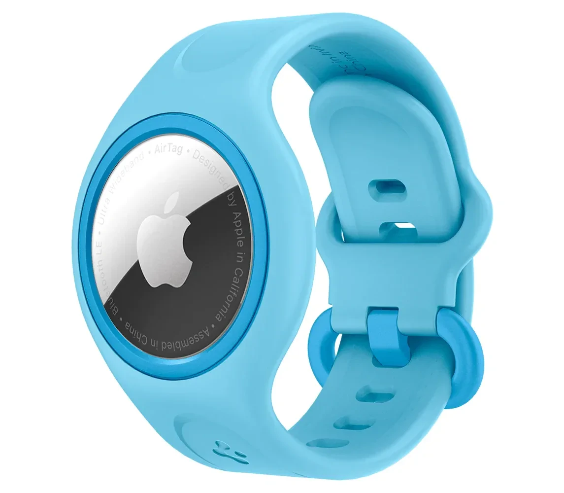 Curea Spigen pentru AirTag  Wrist Band Play 360, ocean blue
