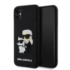 Husa Karl Lagerfeld 3D Rubber Karl and Choupette pentru  iPhone 11 Black