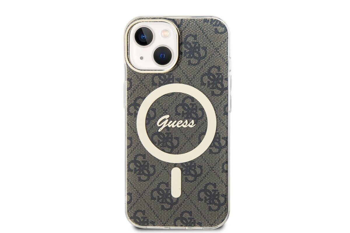 Husa Guess IML 4G MagSafe Zadni pentru iPhone 15 Pro Brown thumb