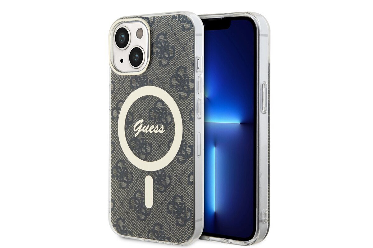 Husa Guess IML 4G MagSafe Zadni pentru iPhone 15 Pro Brown thumb