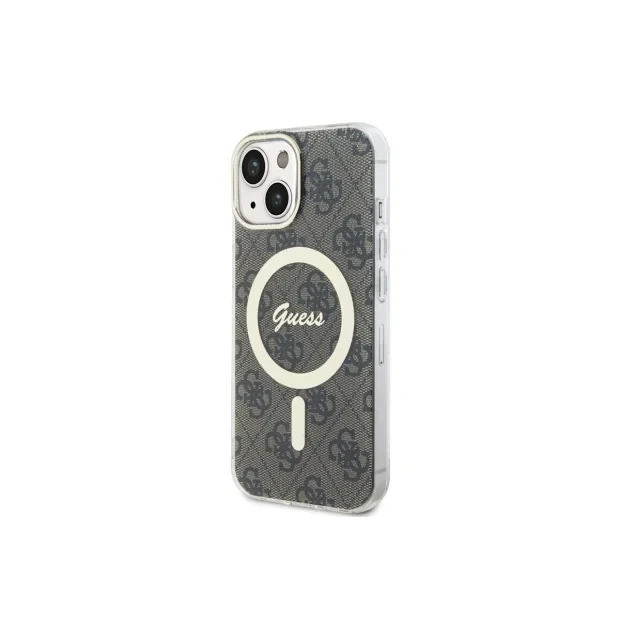 Husa Guess IML 4G MagSafe Zadni pentru iPhone 15 Pro Brown